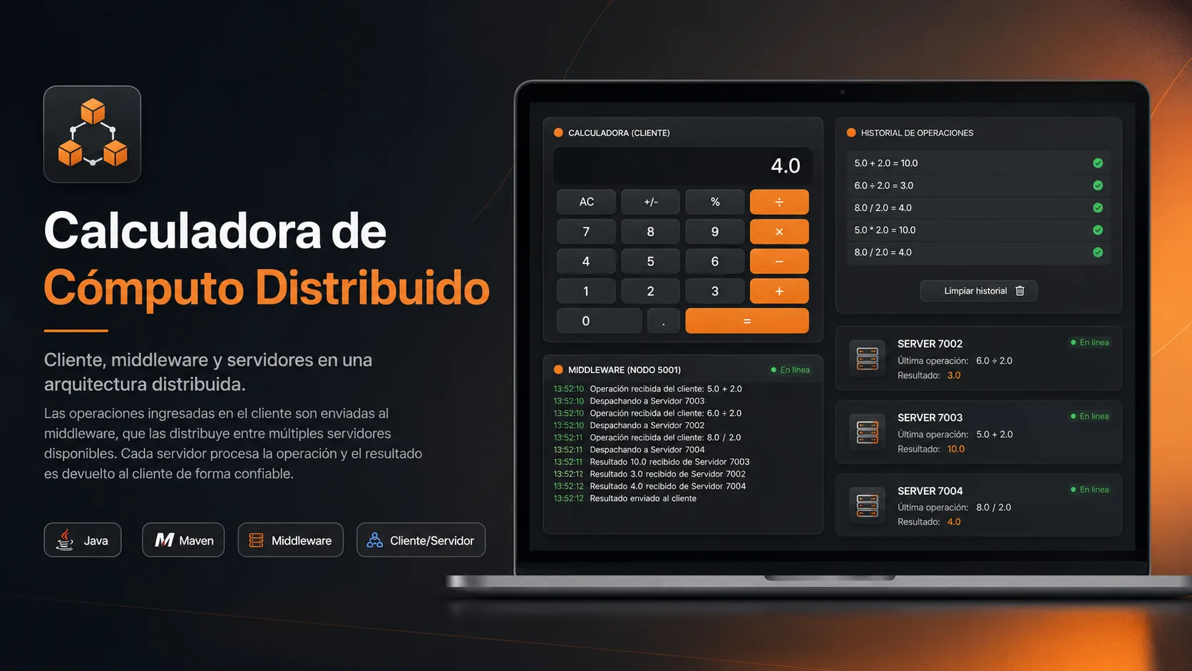 Distributed Computing Calculator